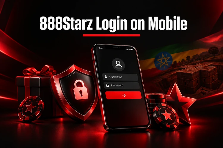 888Starz Login on Mobile